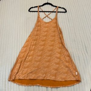 RVCA burnt orange dress / coverup